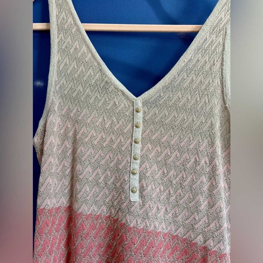 White House Black Market Tri Color Tank Top